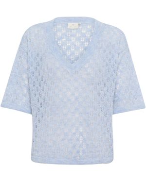 Kaffe Pullover Kalourine - Blau