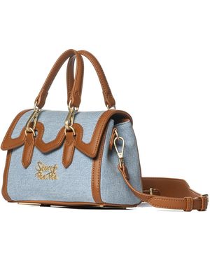 Secret Pon-pon Handtasche Lisandra Elite - Blau