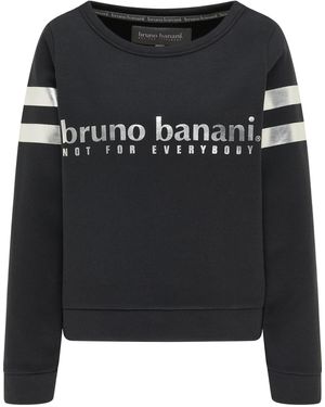 Bruno Banani Sweatshirt 'Griffin' - Schwarz