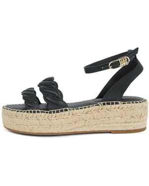 Tommy Hilfiger Sandale 'Rope' - Schwarz