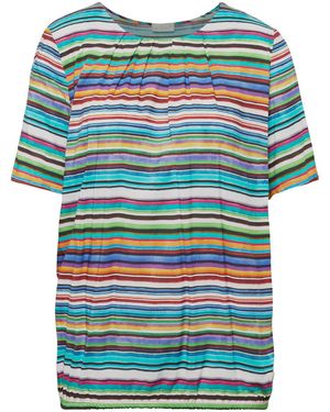 Goldner Bluse - Blau