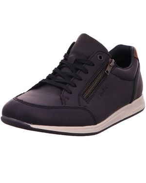 Rieker Sneaker Low Sneaker Herren 11903-14 Leder-Mix - Blau