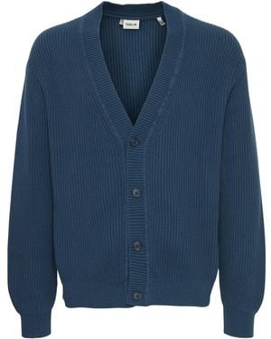 Solid Strickjacke - Blau