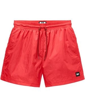 Weekend Offender Badeshorts Stacks - Rot