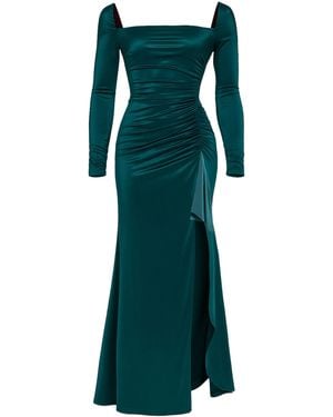Goddiva Maxikleid - Grün