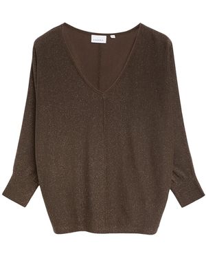 Comma, Strickpullover - Braun