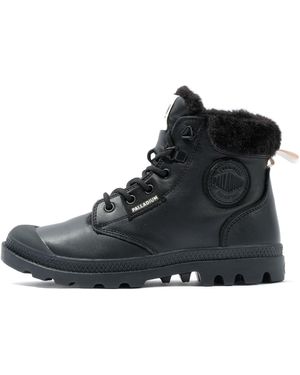 Palladium Schnürstiefelette - Schwarz