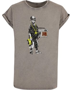 Merchcode Shirt Brandalised - Grau