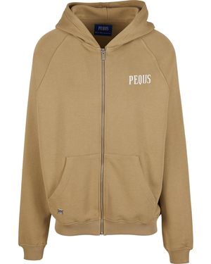 Pequs Sweatjacke - Braun