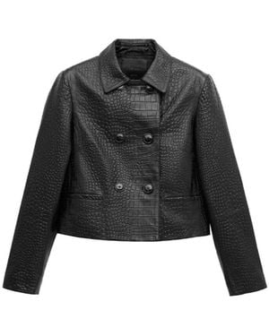 Mango Jacke Stela - Schwarz