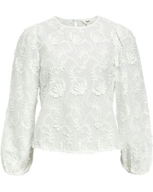 Object Bluse Objmya - Weiß
