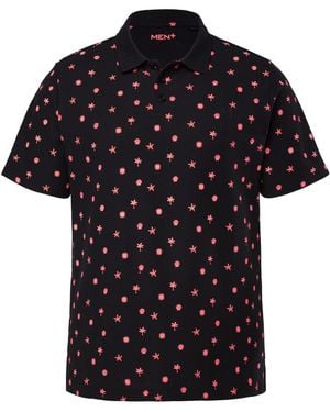 Men Plus Poloshirt - Schwarz
