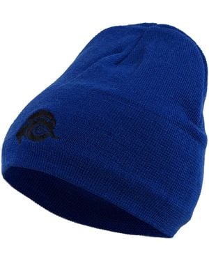 GUGGEN Mountain Mütze Mütze K901 Aus Wolle Mit Leichtem Fleecefutter - Blau