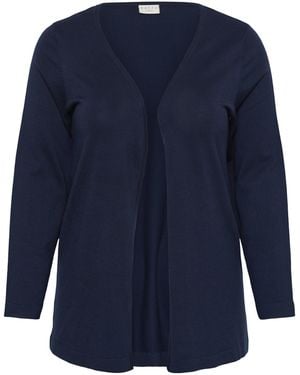 Kaffe Strickjacke - Blau