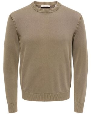 Only & Sons Pullover Onsgarson - Grau