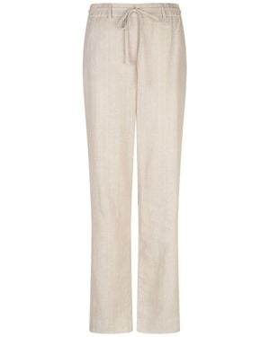 Red Button Hose Claudette Pinstrip - Weiß