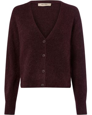 Mos Mosh Strickjacke Mmthora - Lila