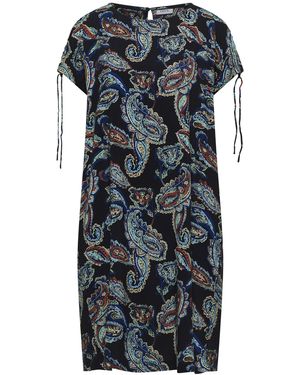 Cecil Knielanges Kleid Mit Capsleeves - Schwarz