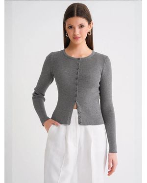 MixRay Strickjacke - Grau