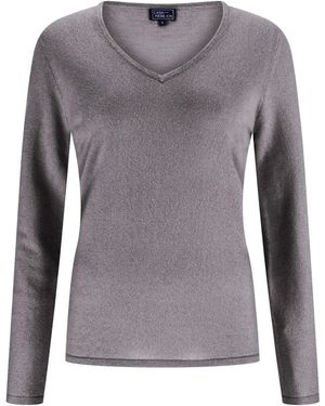 CASH-MERE.CH Kaschmir Pullover - Grau