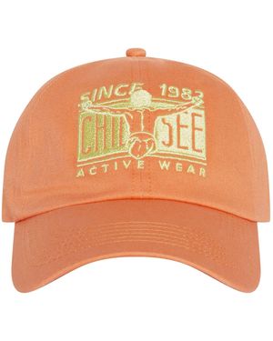 Chiemsee Cap Mit Frontstickerei - Orange