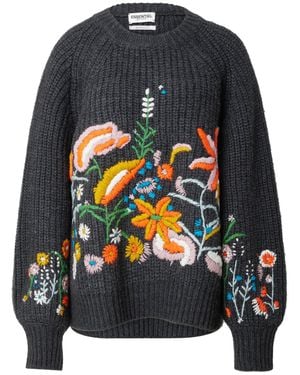 Essentiel Antwerp Pullover 'glossy' - Schwarz