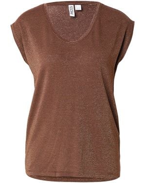 Pieces T-Shirt Pcbillo - Braun