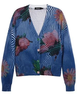 Desigual Strickjacke - Blau