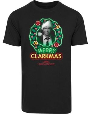 F4NT4STIC T-Shirt Lampoons Christmas Vacation Merry Clarkmas - Schwarz