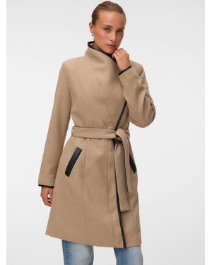 Vero Moda Mantel Vmwaterfall Class - Natur