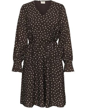 Kaffe Kleid Dotte - Schwarz