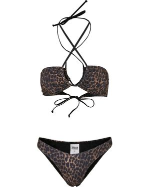 Urban Classics Bikini 'aop' - Weiß