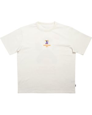 DillySocks T-Shirt Do Not Disturb - Weiß