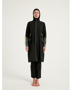 Marina Badeanzugkleid M2522 - Schwarz