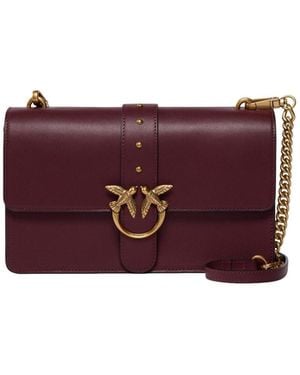 Pinko Schultertasche Love One Mini - Lila