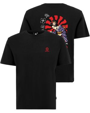 Oldskull T-Shirt Asian Neon Djane - Schwarz