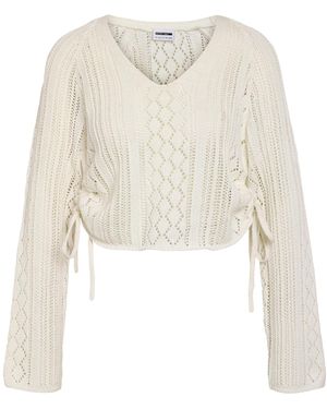 Noisy May Pullover 'Nmluna' - Weiß