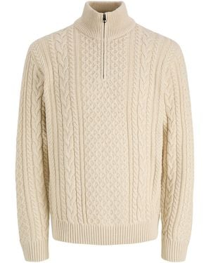 Jack & Jones Pullover Blucallum - Natur