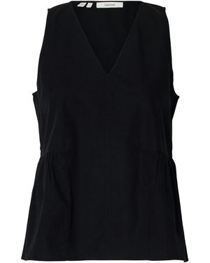SELECTED Blusentop Slfblair - Schwarz