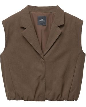 Pull&Bear Weste - Braun