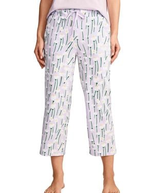 Jockey Pyjamahose Cotton Stretch Capri - Weiß