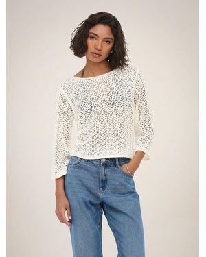 Jdy Pullover Mika - Weiß