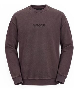 Volcom Sweatshirt Big Stone - Lila