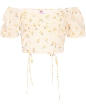 myMo Bluse Young Fashion - Weiß