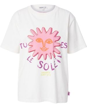 Harper & Yve T-Shirt Le Soleil - Weiß