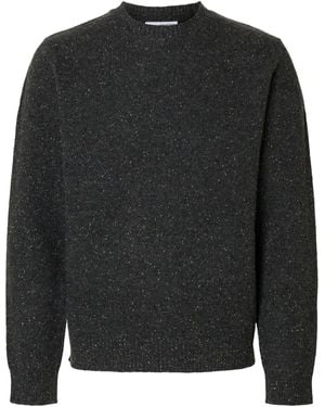 SELECTED Pullover Neil - Schwarz