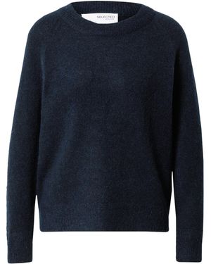 SELECTED Pullover Slflulu - Blau