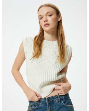 Koton Pullover - Weiß