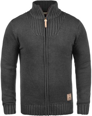 Solid Strickjacke Poul - Grau