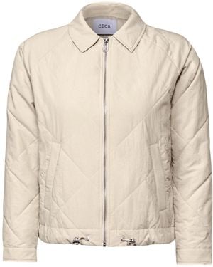 Cecil Jacke Mit Steppmuster - Natur